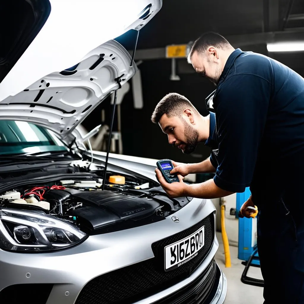 Mercedes engine repair